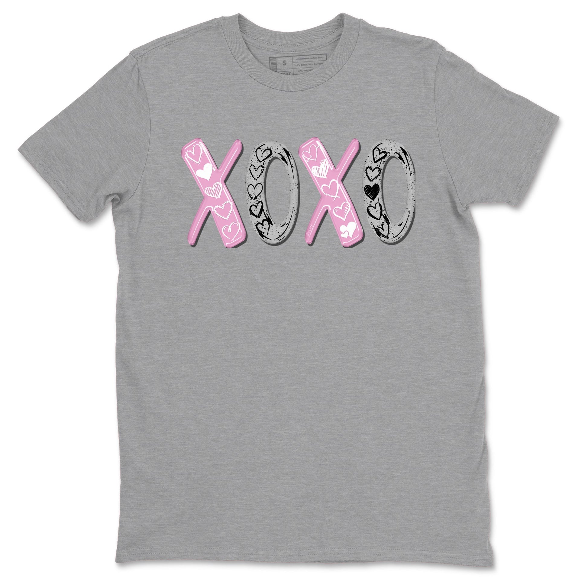 4s Orchid shirts to match jordans XOXO best t shirts to wear with jordans Air Jordan 4 Retro Orchid match shoes to clothes SNRT Sneaker Tees unisex cotton Heather Grey 2 shirts