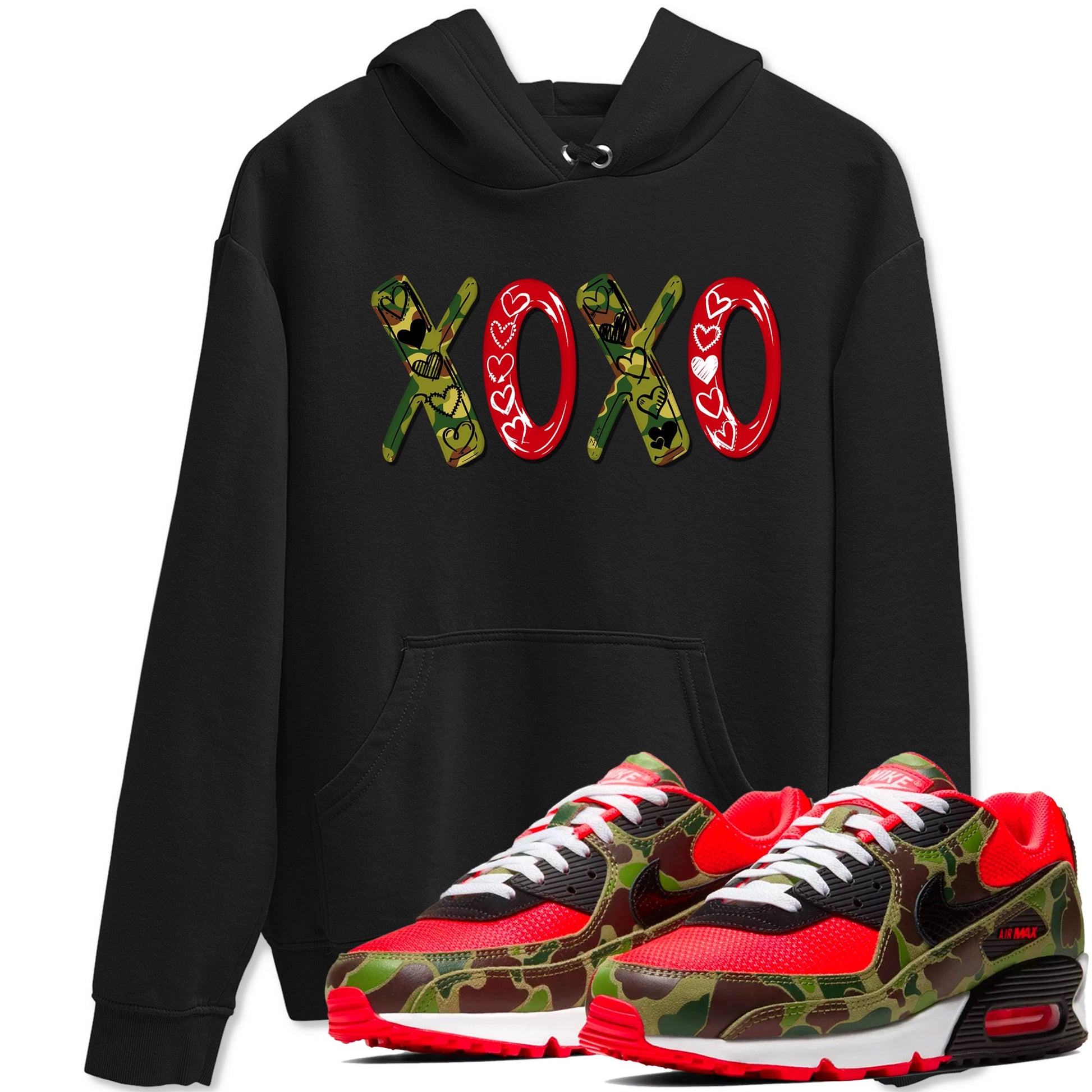 Air Max 90 Reverse Duck Camo shirts to match jordans XOXO best t shirts to wear with jordans Air Max 90 Reverse Duck Camo match shoes to clothes SNRT Sneaker Tees unisex cotton Black 1 shirts