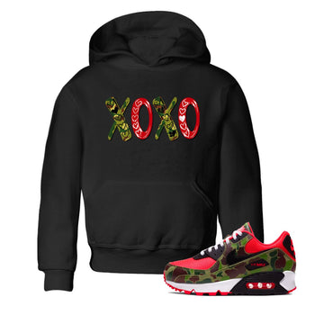 Air Max 90 Reverse Duck Camo shirts to match jordans XOXO best t shirts to wear with jordans Air Max 90 Reverse Duck Camo match shoes to clothes SNRT Sneaker Tees Youth Baby Black 1 tee