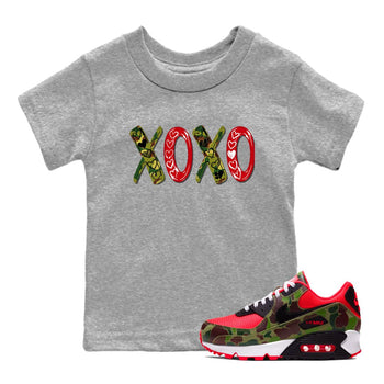 Air Max 90 Reverse Duck Camo shirts to match jordans XOXO best t shirts to wear with jordans Air Max 90 Reverse Duck Camo match shoes to clothes SNRT Sneaker Tees Youth Baby Heather Grey 1 tee