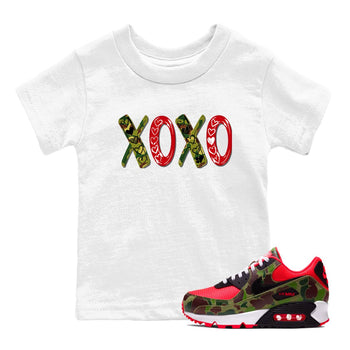 Air Max 90 Reverse Duck Camo shirts to match jordans XOXO best t shirts to wear with jordans Air Max 90 Reverse Duck Camo match shoes to clothes SNRT Sneaker Tees Youth Baby White 1 tee