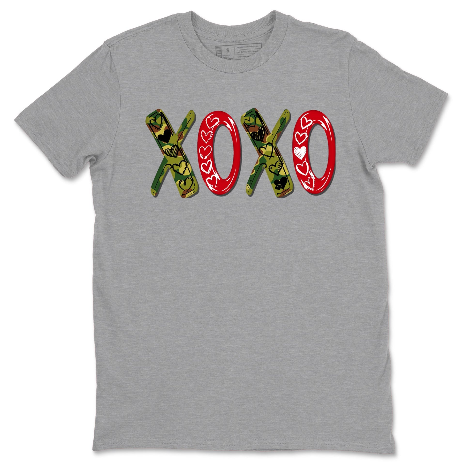 Air Max 90 Reverse Duck Camo shirts to match jordans XOXO best t shirts to wear with jordans Air Max 90 Reverse Duck Camo match shoes to clothes SNRT Sneaker Tees unisex cotton Heather Grey 2 shirts