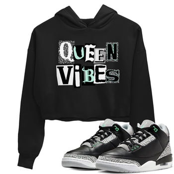 Queen Vibes SNRT Sneaker Women's Top - Air Jordan 3 Green Glow - SNRT Sneaker Tee