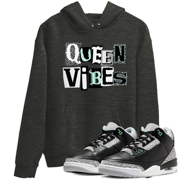 Queen Vibes SNRT Sneaker Tees - Air Jordan 3 Green Glow - SNRT Sneaker Tee