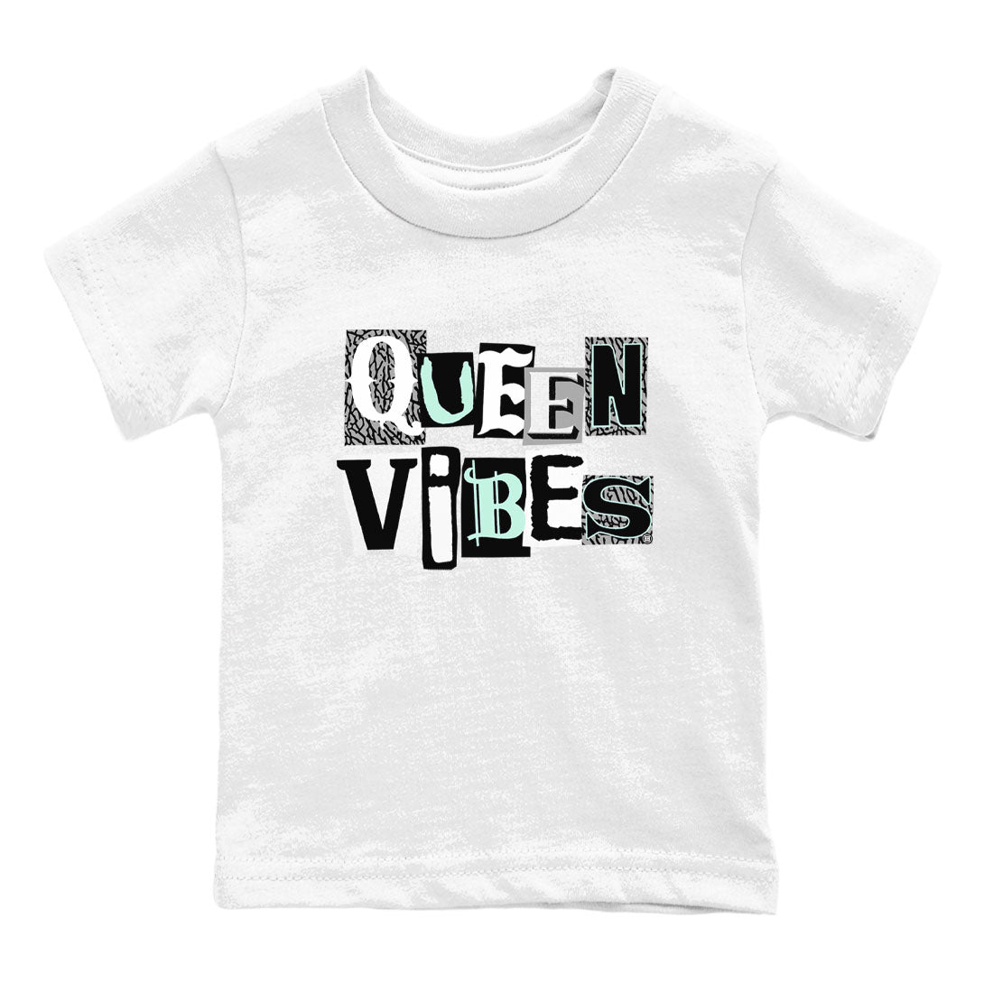Queen Vibes SNRT Sneaker Tees Kids - Air Jordan 3 Green Glow - SNRT Sneaker Tee