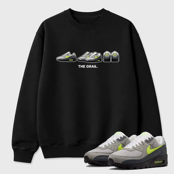 The Grail SNRT Sneaker Tees - Air Max 90 Neon Yellow