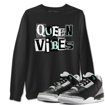 Queen Vibes SNRT Sneaker Tees - Air Jordan 3 Green Glow - SNRT Sneaker Tee