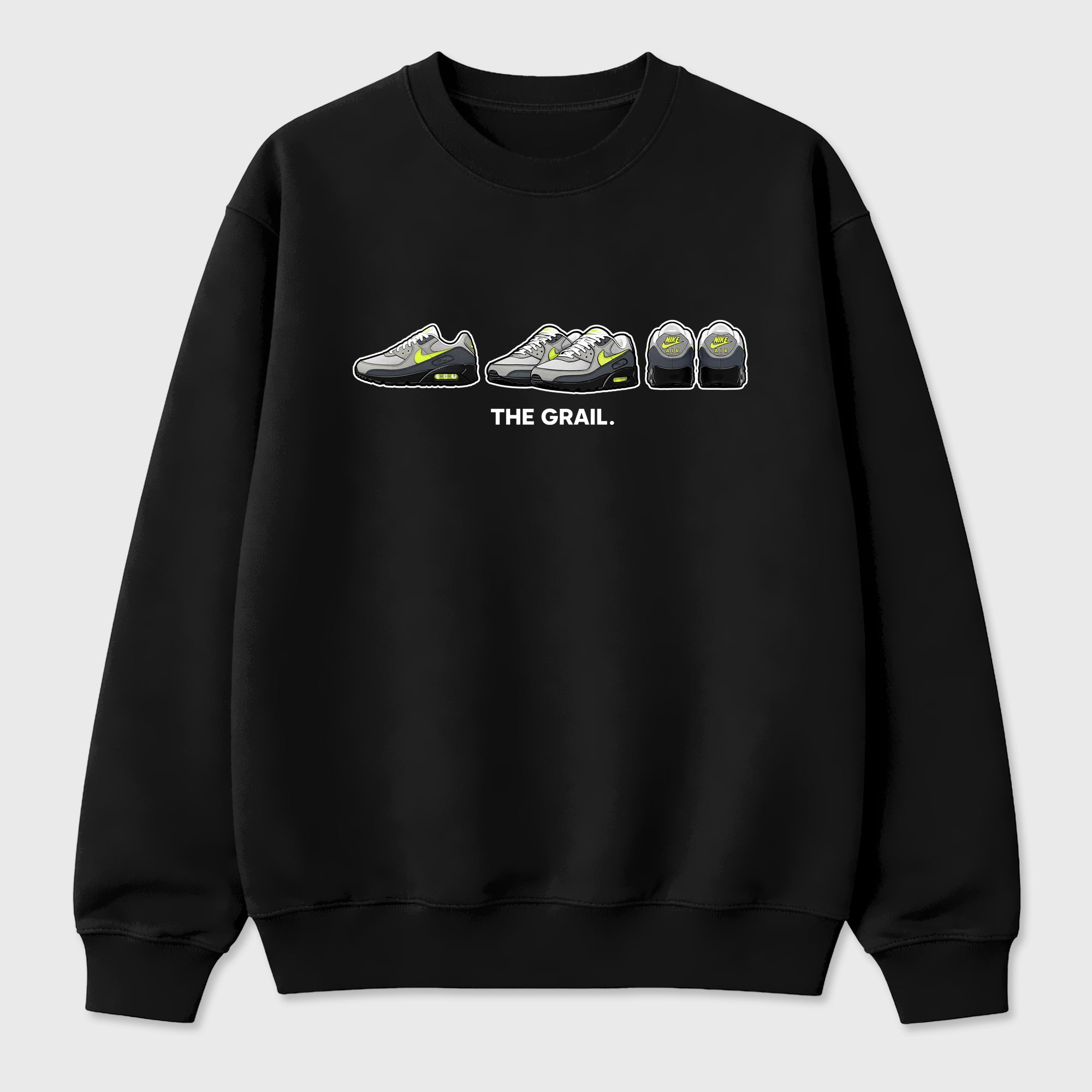 The Grail SNRT Sneaker Tees - Air Max 90 Neon Yellow - SNRT Sneaker T-shirts