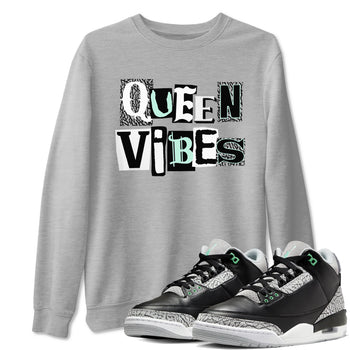 Queen Vibes SNRT Sneaker Tees - Air Jordan 3 Green Glow - SNRT Sneaker Tee