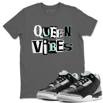 Queen Vibes SNRT Sneaker Tees - Air Jordan 3 Green Glow - SNRT Sneaker Tee