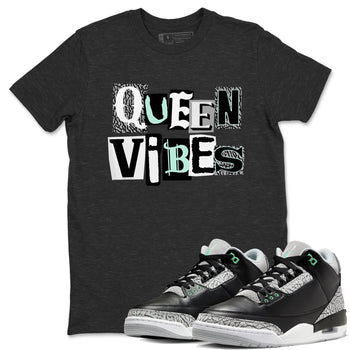 Queen Vibes SNRT Sneaker Tees - Air Jordan 3 Green Glow - SNRT Sneaker Tee