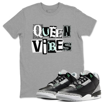 Queen Vibes SNRT Sneaker Tees - Air Jordan 3 Green Glow - SNRT Sneaker Tee