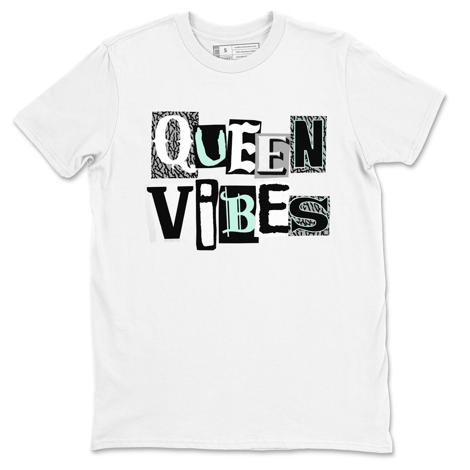 Queen Vibes SNRT Sneaker Tees - Air Jordan 3 Green Glow - SNRT Sneaker Tee
