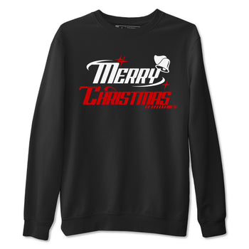 11s Bred Velvet shirts to match jordans Y2K Merry Christmas sneaker match tees Air Jordan 11 WMNS Bred Velvet match shoes to clothes SNRT Sneaker Tees unisex cotton Black 2 shirts