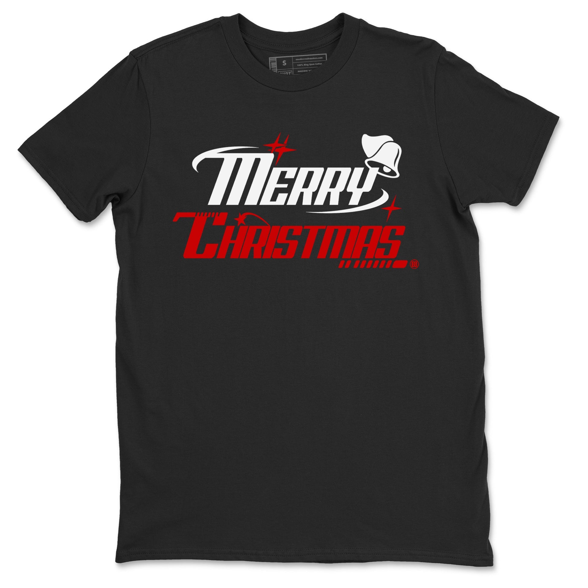 11s Bred Velvet shirts to match jordans Y2K Merry Christmas sneaker match tees Air Jordan 11 WMNS Bred Velvet match shoes to clothes SNRT Sneaker Tees unisex cotton Black 2 shirts