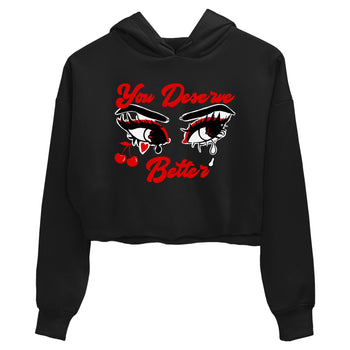 11s Bred Velvet shirts to match jordans You Deserve Better sneaker match tees Air Jordan 11 Retro Bred Velvet match shoes to clothes SNRT Sneaker Tees unisex cotton Black 2 crop tee