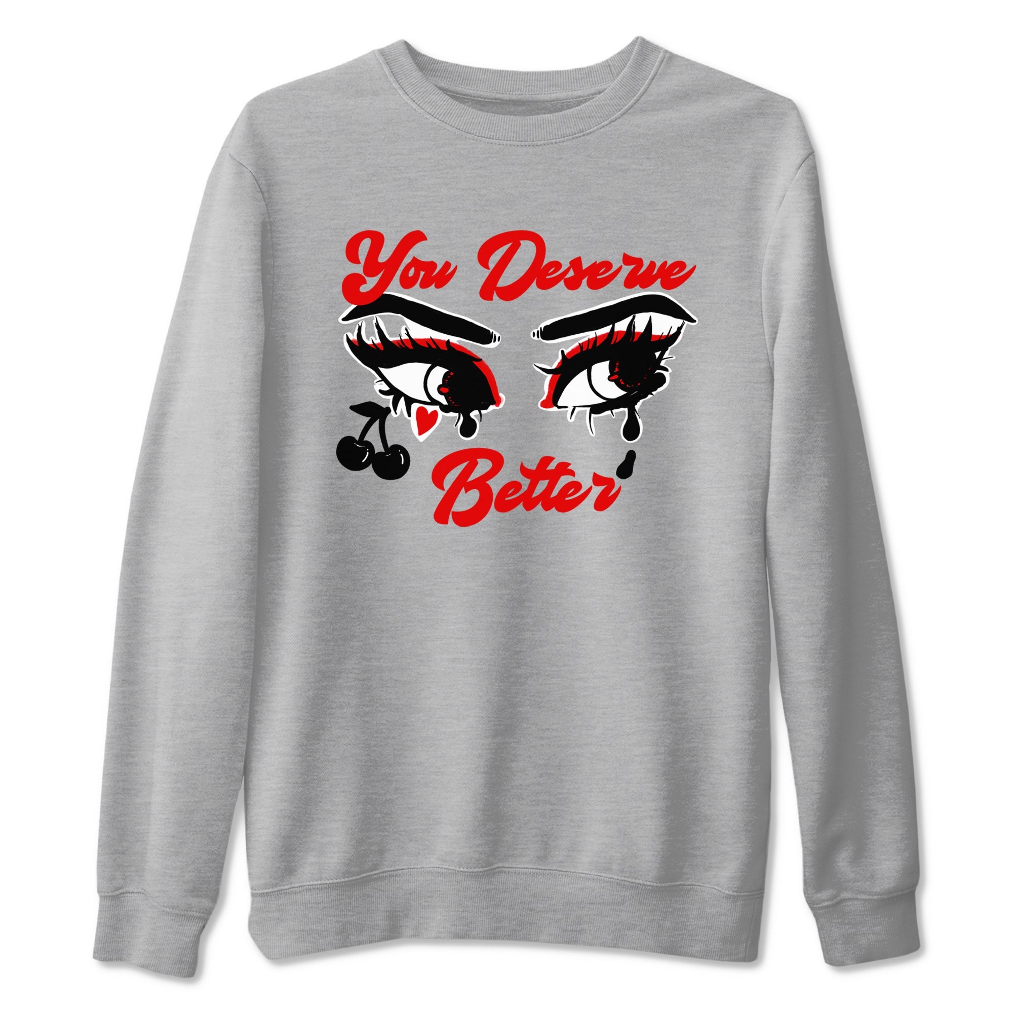 11s Bred Velvet shirts to match jordans You Deserve Better sneaker match tees Air Jordan 11 Retro Bred Velvet match shoes to clothes SNRT Sneaker Tees unisex cotton Heather Grey 2 shirts