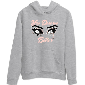11s Legend Pink shirt to match jordans You Deserve Better sneaker tees Air Jordan 11 Legend Pink SNRT Sneaker Release Tees unisex cotton Heather Grey 2 crew neck shirt