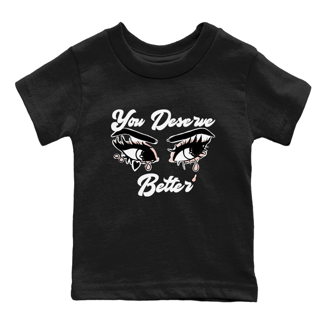 11s Legend Pink shirt to match jordans You Deserve Better sneaker tees Air Jordan 11 Legend Pink SNRT sneaker release tees baby toddler Black 2 cotton Shirt
