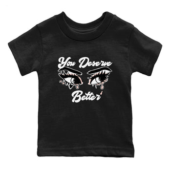 11s Legend Pink shirt to match jordans You Deserve Better sneaker tees Air Jordan 11 Legend Pink SNRT sneaker release tees baby toddler Black 2 cotton Shirt