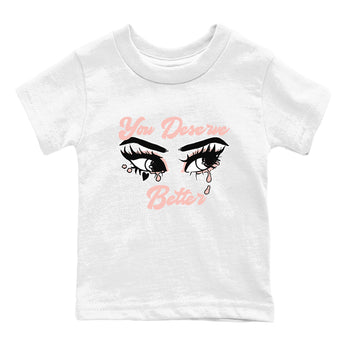 11s Legend Pink shirt to match jordans You Deserve Better sneaker tees Air Jordan 11 Legend Pink SNRT sneaker release tees baby toddler White 2 cotton Shirt