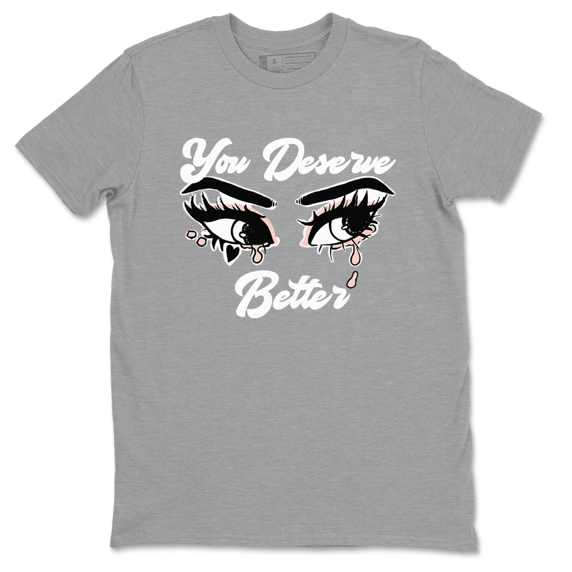 11s Legend Pink shirt to match jordans You Deserve Better sneaker tees Air Jordan 11 Legend Pink SNRT Sneaker Release Tees unisex cotton Heather Grey 2 crew neck shirt
