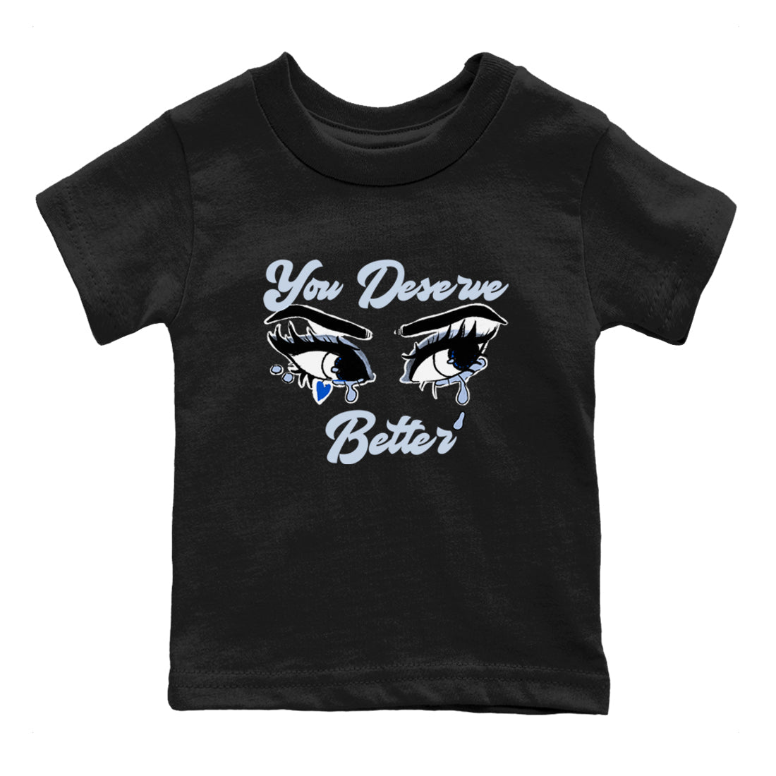 11s Low Space shirt to match jordans You Deserve Better sneaker tees Air Jordan 11 Black/Varsity Royal SNRT sneaker release tees baby toddler Black 2 cotton Shirt