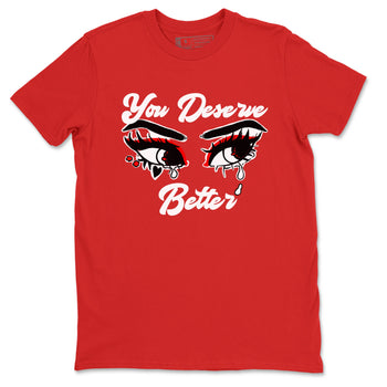 AJ12 Taxi Flip shirt to match jordans You Deserve Better sneaker tees Air Jordan 12 Taxi Flip SNRT Sneaker Release Tees unisex cotton Red 2 crew neck shirt