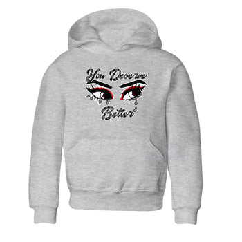 3s Cement Grey shirts to match jordans You Deserve Better sneaker match tees Air Jordan 3 Cement Grey SNRT Sneaker Release Tees Youth Baby Heather Grey 2 crew neck shirts
