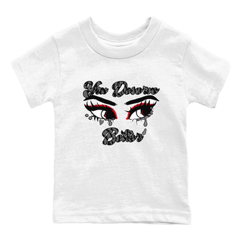 3s Cement Grey shirts to match jordans You Deserve Better sneaker match tees Air Jordan 3 Cement Grey SNRT Sneaker Release Tees Youth Baby White 2 crew neck shirts