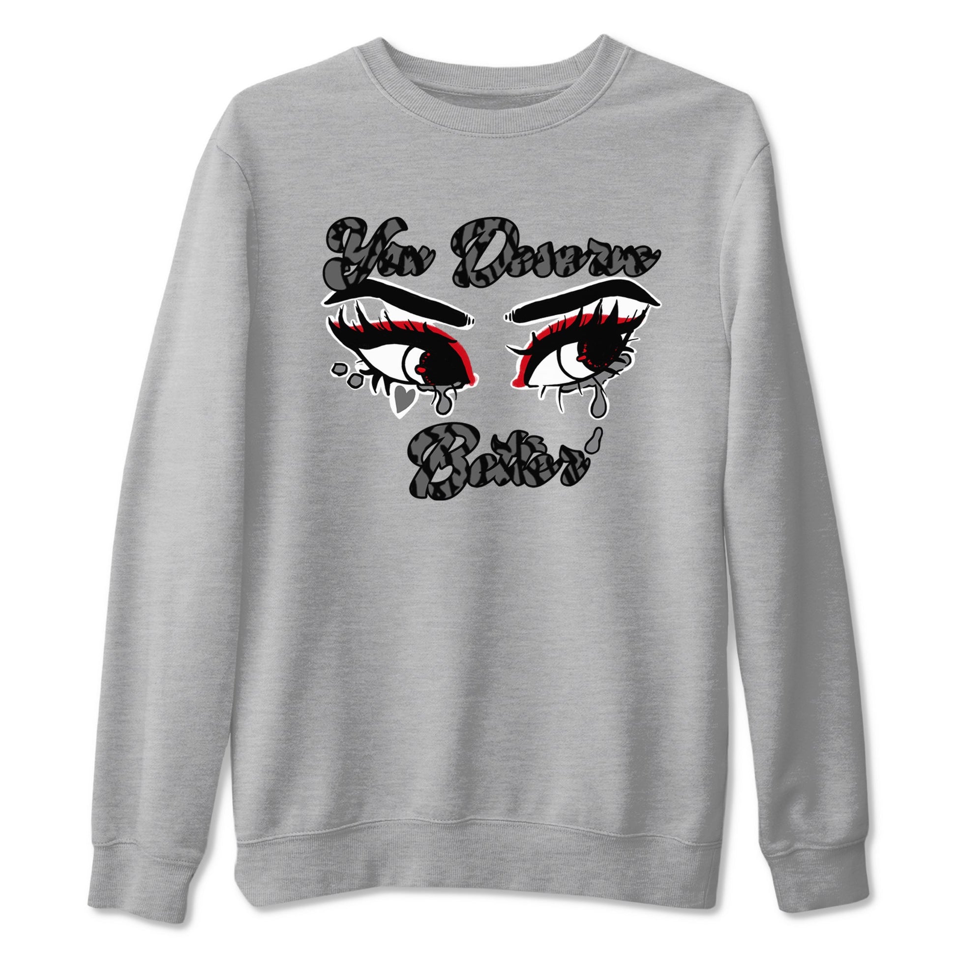 3s Cement Grey shirts to match jordans You Deserve Better sneaker match tees Air Jordan 3 Cement Grey SNRT Sneaker Release Tees unisex cotton Heather Grey 2 crew neck shirts