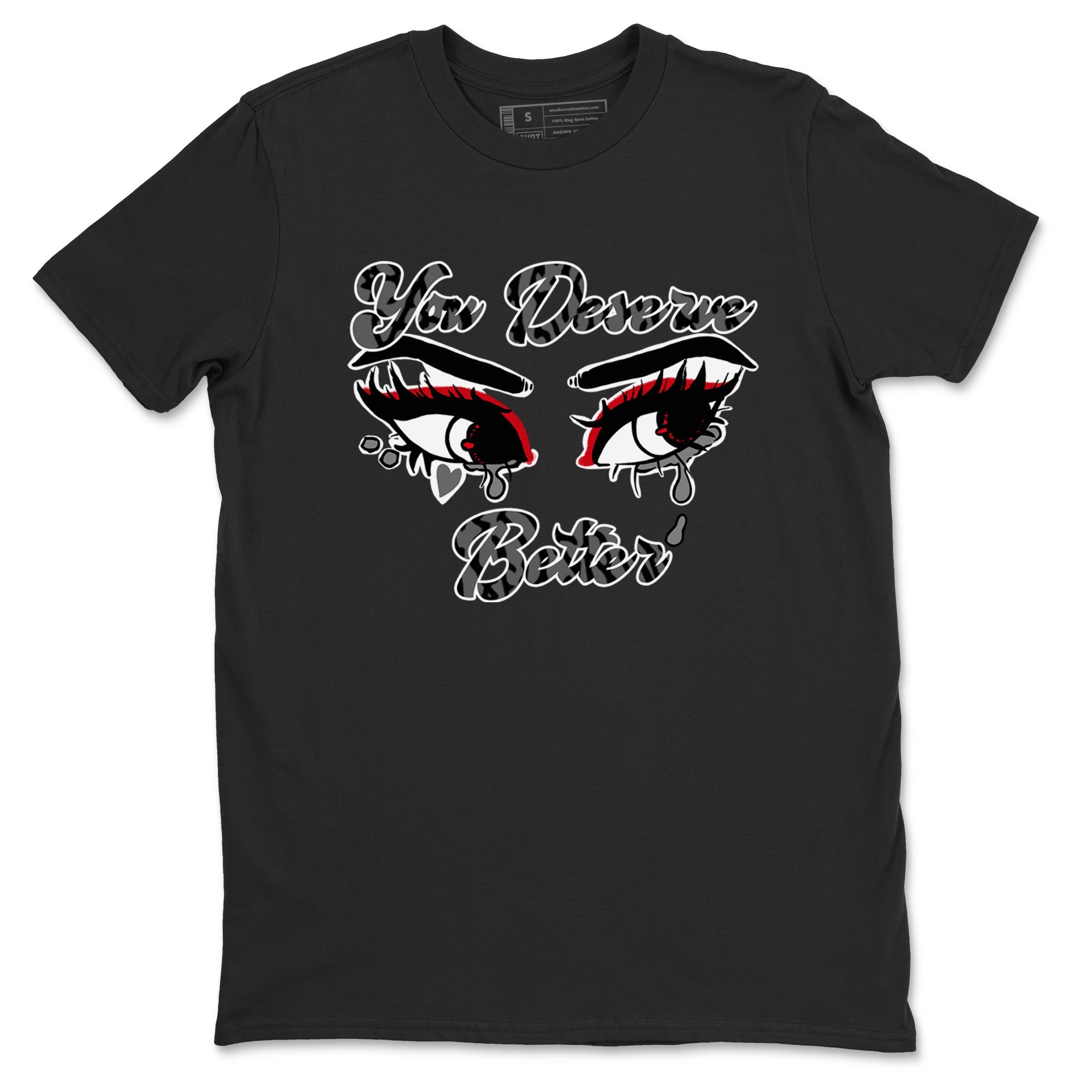 3s Cement Grey shirts to match jordans You Deserve Better sneaker match tees Air Jordan 3 Cement Grey SNRT Sneaker Release Tees unisex cotton Black 2 crew neck shirts