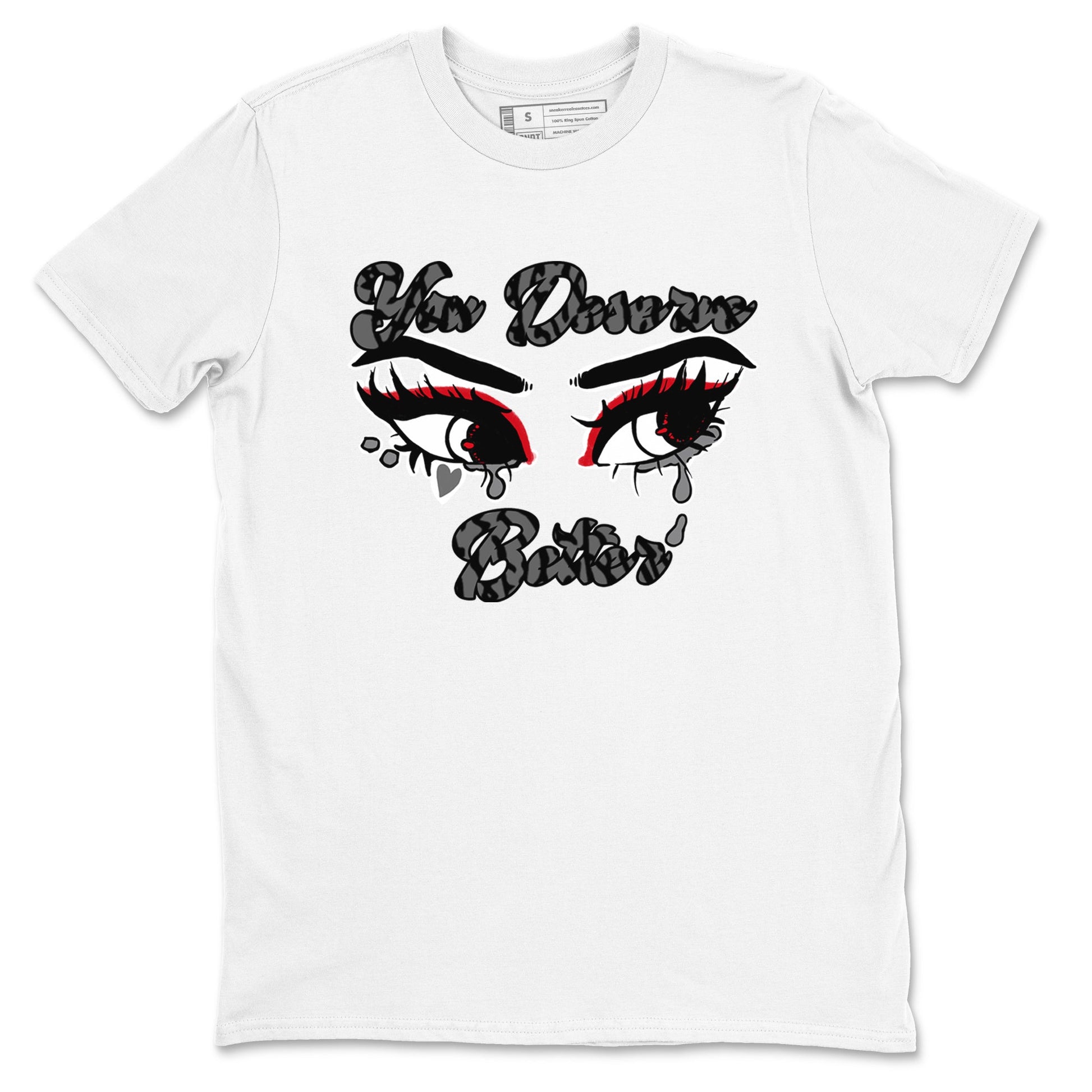 3s Cement Grey shirts to match jordans You Deserve Better sneaker match tees Air Jordan 3 Cement Grey SNRT Sneaker Release Tees unisex cotton White 2 crew neck shirts
