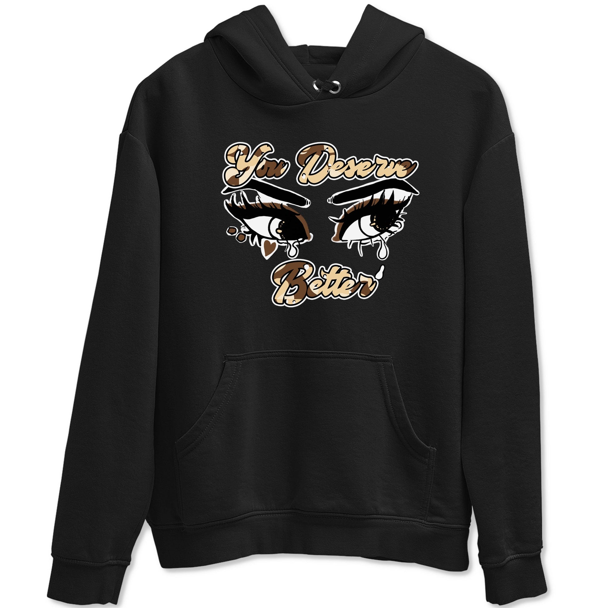 AJ3 Desert Camo shirts to match jordans You Deserve Better sneaker match tees Air Jordan 3 Desert Camo SNRT Sneaker Tees streetwear brand Black 2 unisex cotton tee