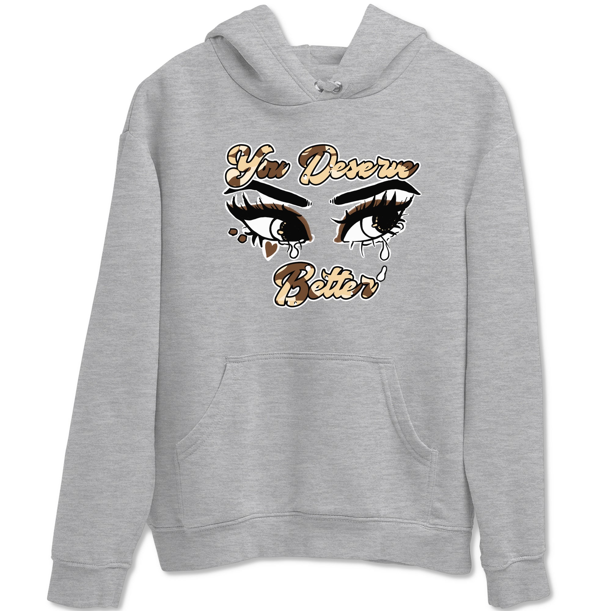 AJ3 Desert Camo shirts to match jordans You Deserve Better sneaker match tees Air Jordan 3 Desert Camo SNRT Sneaker Tees streetwear brand Heather Grey 2 unisex cotton tee
