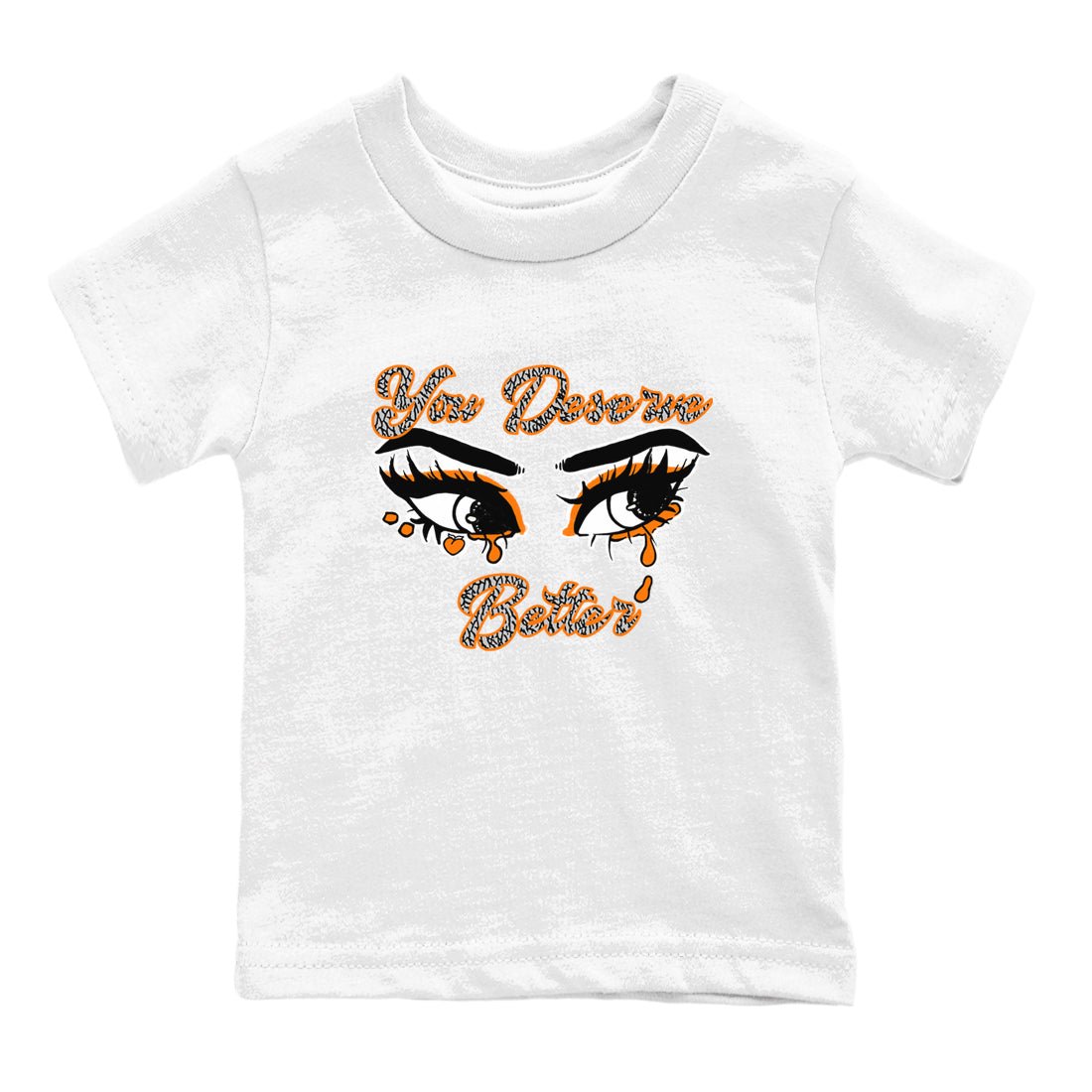 3s Georgia Peach shirt to match jordans You Deserve Better sneaker tees Air Jordan 3 Georgia Peach SNRT sneaker release tees baby toddler White 2 cotton Shirt