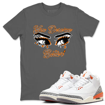 3s Georgia Peach shirt to match jordans You Deserve Better sneaker tees Air Jordan 3 Georgia Peach SNRT Sneaker Release Tees unisex cotton Cool Grey 1 crew neck shirt