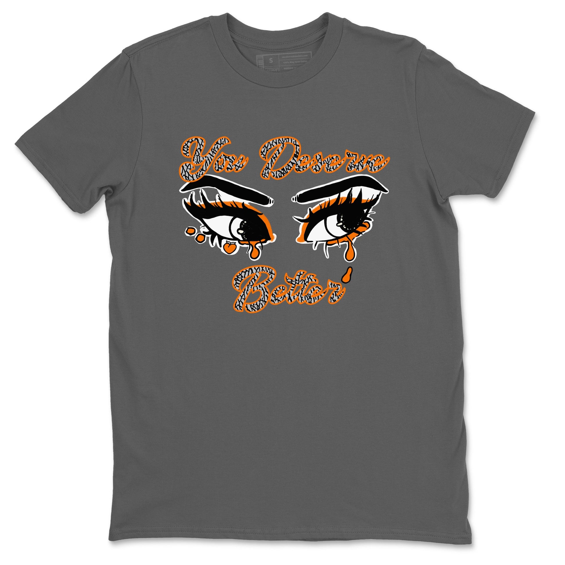 3s Georgia Peach shirt to match jordans You Deserve Better sneaker tees Air Jordan 3 Georgia Peach SNRT Sneaker Release Tees unisex cotton Cool Grey 2 crew neck shirt