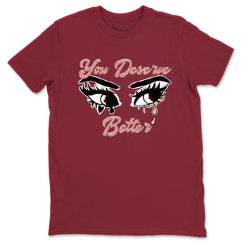 3s Valentines Day shirts to match jordans You Deserve Better best t shirts to wear with jordans Air Jordan 3 Valentines Day match shoes to clothes SNRT Sneaker Tees unisex cotton Cardinal 2 shirts