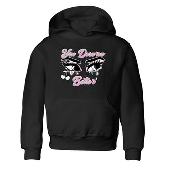 4s Retro Orchid shirts to match jordans You Deserve Better sneaker match tees Air Jordan 4 WMNS Orchid match shoes to clothes SNRT Sneaker Tees Youth Baby Black 2 tee