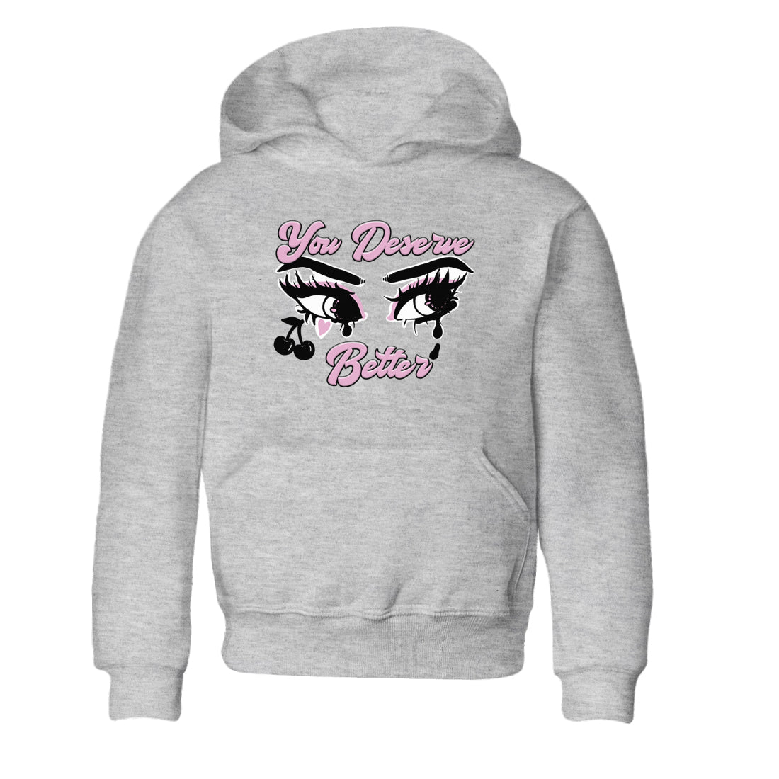 4s Retro Orchid shirts to match jordans You Deserve Better sneaker match tees Air Jordan 4 WMNS Orchid match shoes to clothes SNRT Sneaker Tees Youth Baby Heather Grey 2 tee