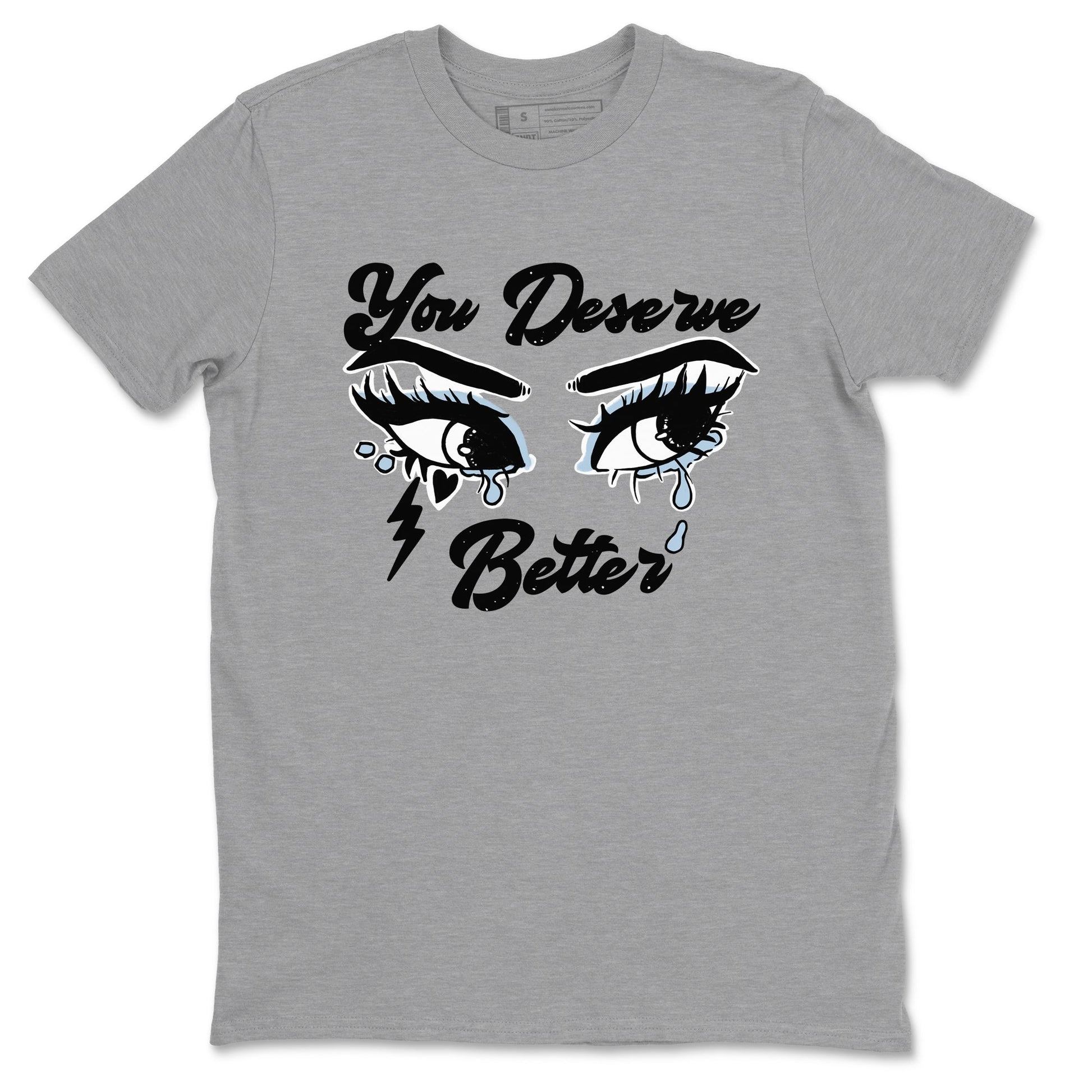 6s White Black shirt to match jordans You Deserve Better sneaker tees Air Jordan 6 White Black SNRT Sneaker Release Tees unisex cotton Heather Grey 2 crew neck shirt