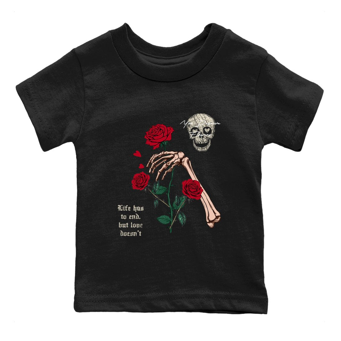 3s Valentines Day shirts to match jordans You Deserve Flowers best t shirts to wear with jordans Air Jordan 3 Valentines Day match shoes to clothes SNRT Sneaker Tees Youth Baby Black 2 tee