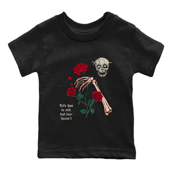 3s Valentines Day shirts to match jordans You Deserve Flowers best t shirts to wear with jordans Air Jordan 3 Valentines Day match shoes to clothes SNRT Sneaker Tees Youth Baby Black 2 tee
