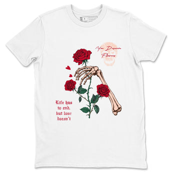 3s Valentines Day shirts to match jordans You Deserve Flowers best t shirts to wear with jordans Air Jordan 3 Valentines Day match shoes to clothes SNRT Sneaker Tees unisex cotton White 2 shirts
