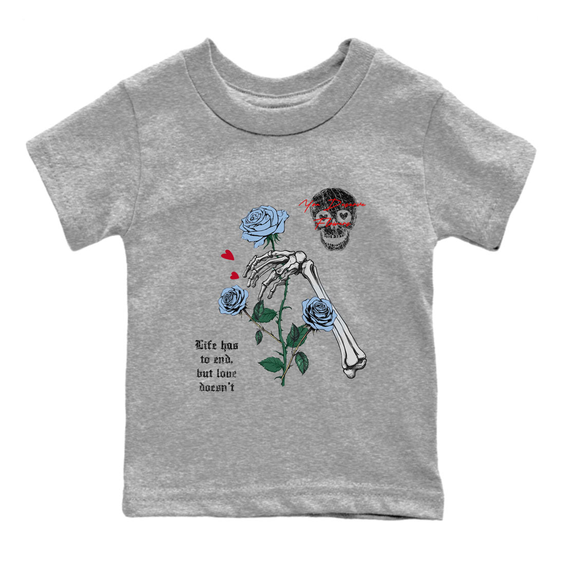 5s Black Metallic Reimagined shirts to match jordans You Deserve Flowers best t shirts to wear with jordans AJ5 Retro OG Reimagined match shoes to clothes SNRT Sneaker Tees Youth Baby Heather Grey 2 tee
