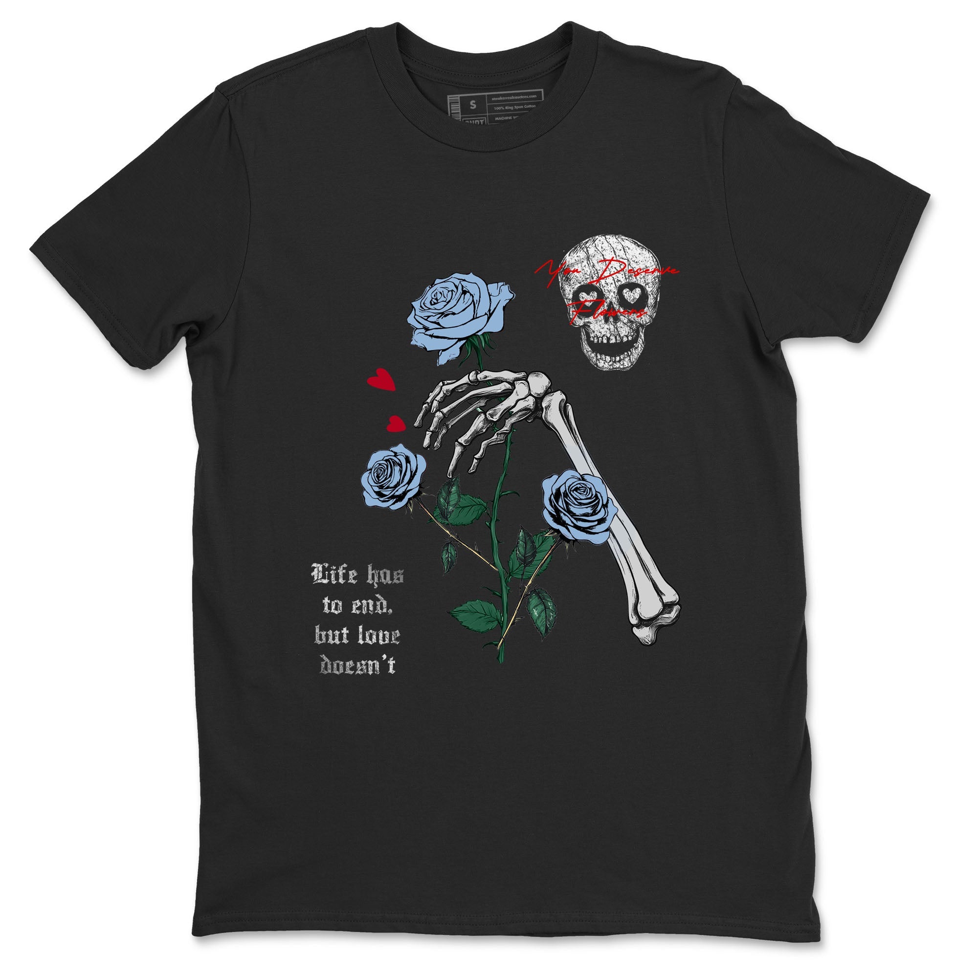 5s Black Metallic Reimagined shirts to match jordans You Deserve Flowers best t shirts to wear with jordans AJ5 Retro OG Reimagined match shoes to clothes SNRT Sneaker Tees unisex cotton Black 2 shirts