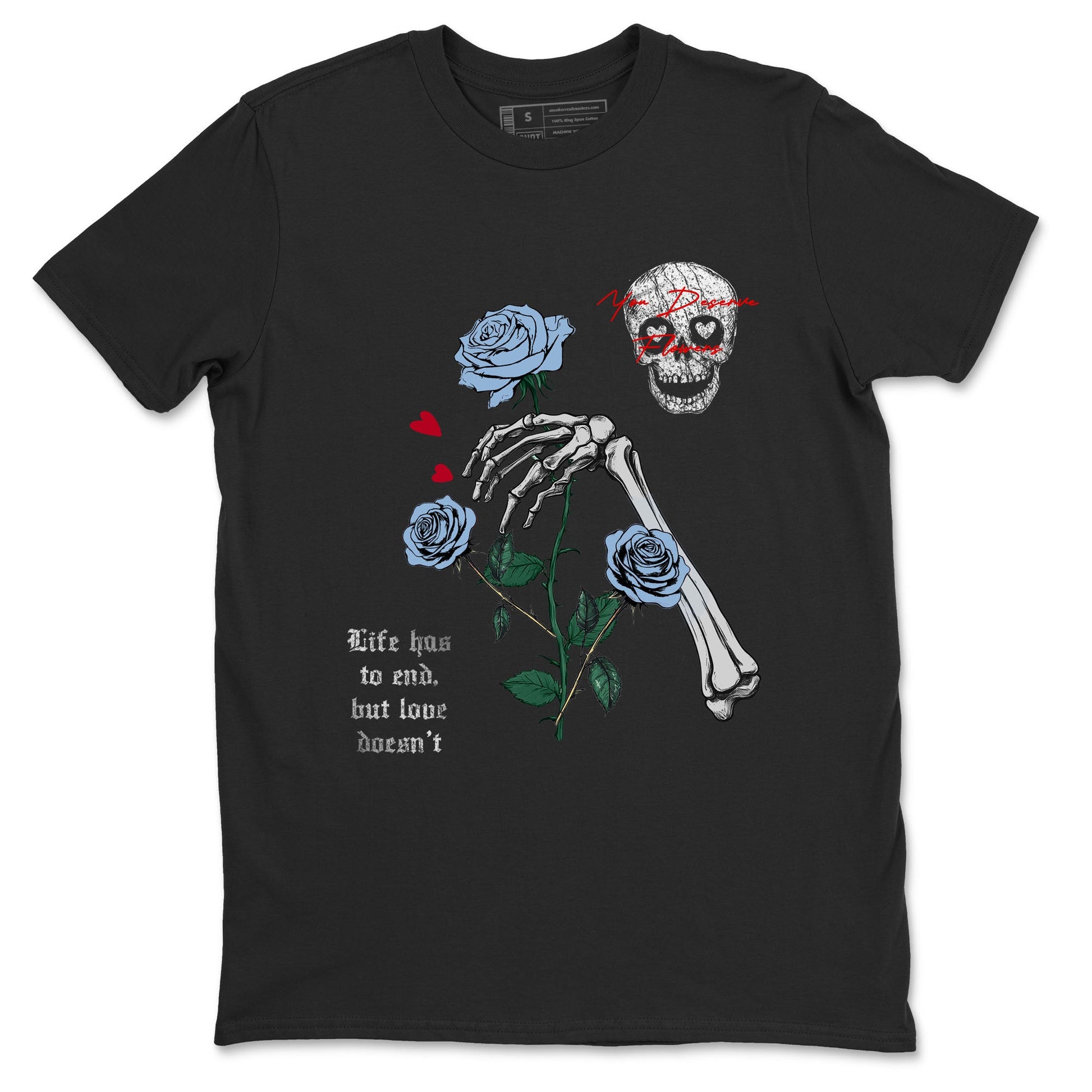 5s Black Metallic Reimagined shirts to match jordans You Deserve Flowers best t shirts to wear with jordans AJ5 Retro OG Reimagined match shoes to clothes SNRT Sneaker Tees unisex cotton Black 2 shirts