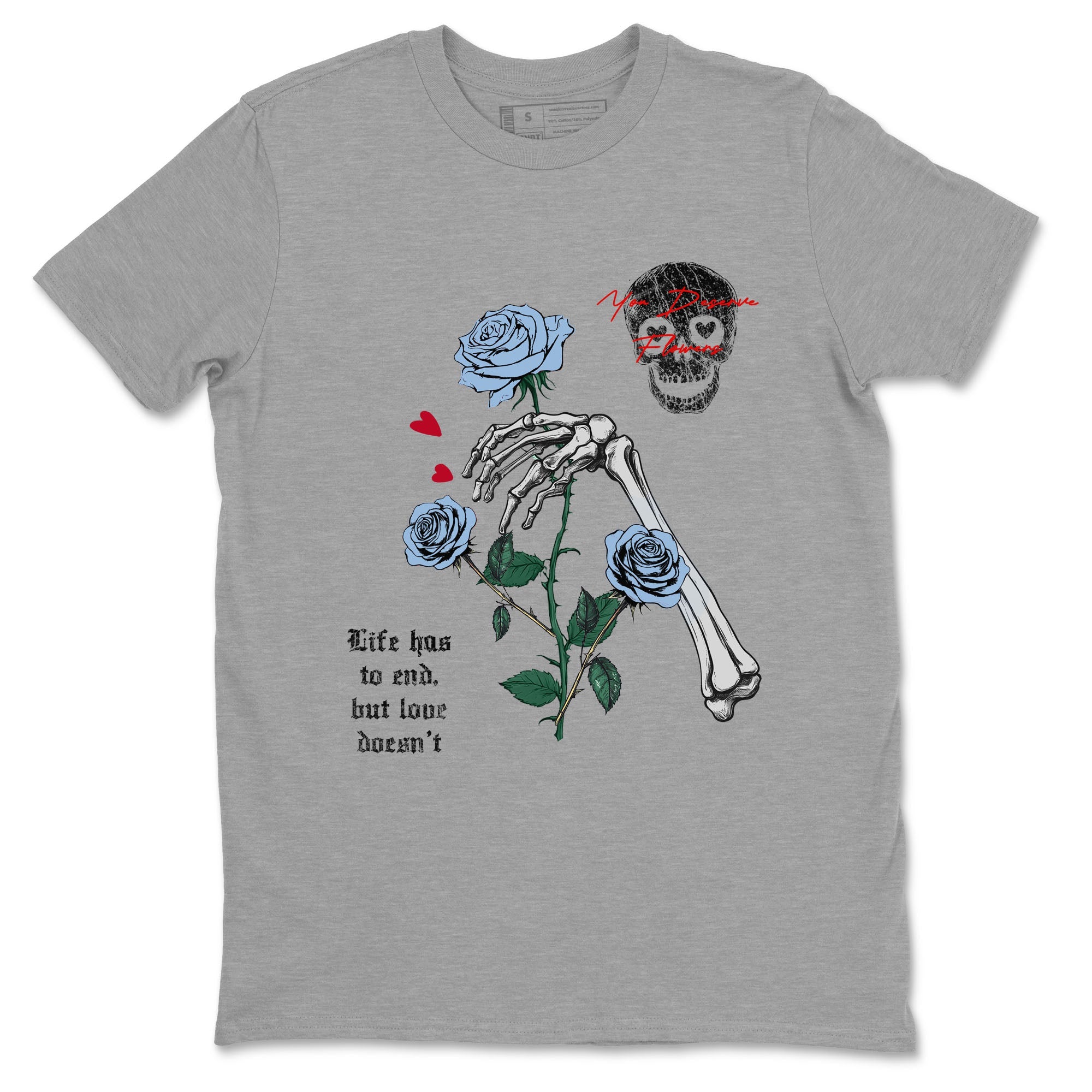 5s Black Metallic Reimagined shirts to match jordans You Deserve Flowers best t shirts to wear with jordans AJ5 Retro OG Reimagined match shoes to clothes SNRT Sneaker Tees unisex cotton Heather Grey 2 shirts