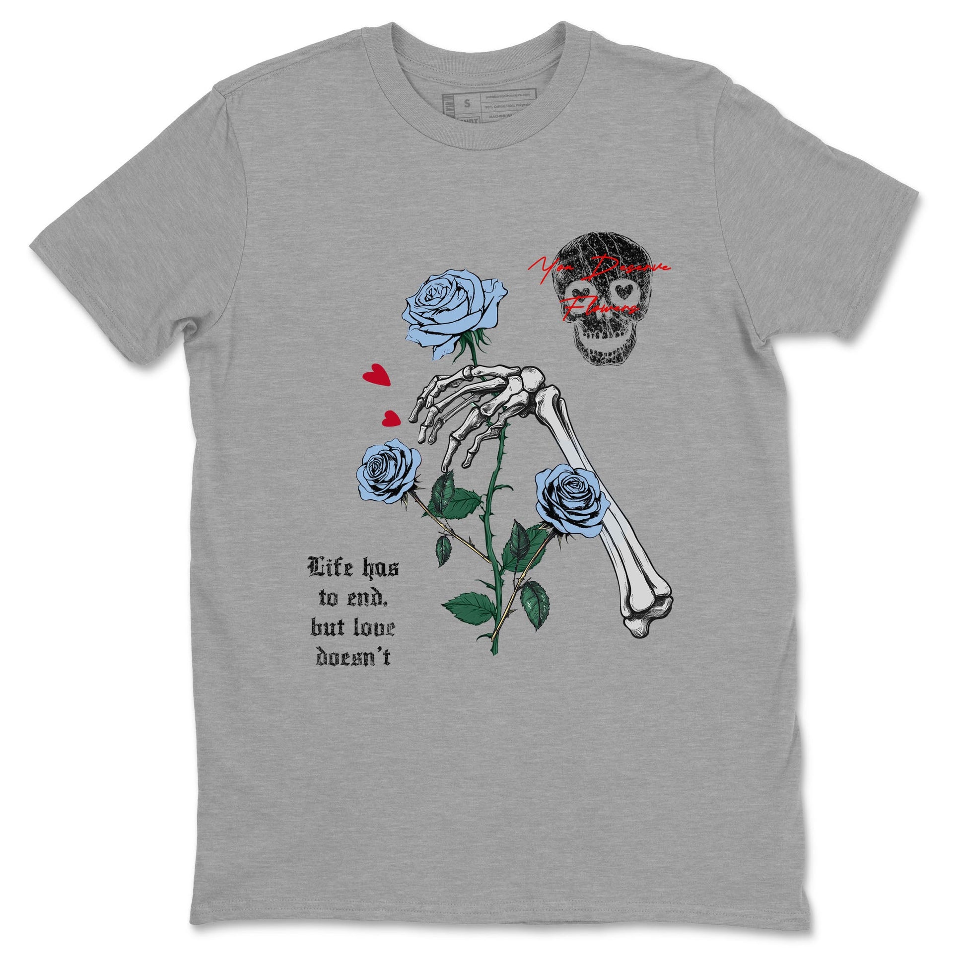 5s Black Metallic Reimagined shirts to match jordans You Deserve Flowers best t shirts to wear with jordans AJ5 Retro OG Reimagined match shoes to clothes SNRT Sneaker Tees unisex cotton Heather Grey 2 shirts